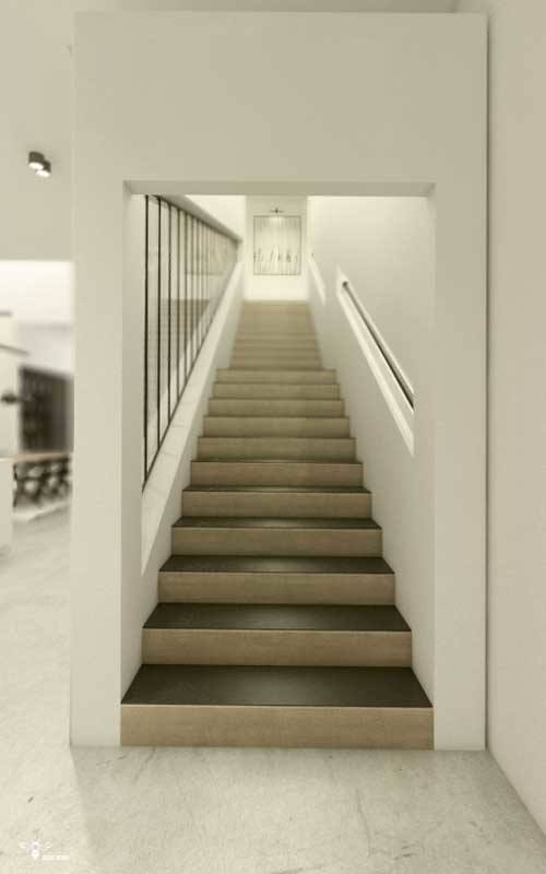 طراحی فضای راه پله مدرن جدید و متنوع طراحی شده توسط استودیو معماری دیدآ