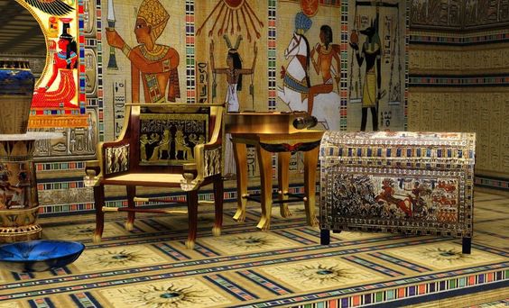 فضای داخلی به سبک مصری