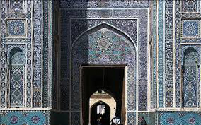 یزد، مسجد جامع، آجر مهری