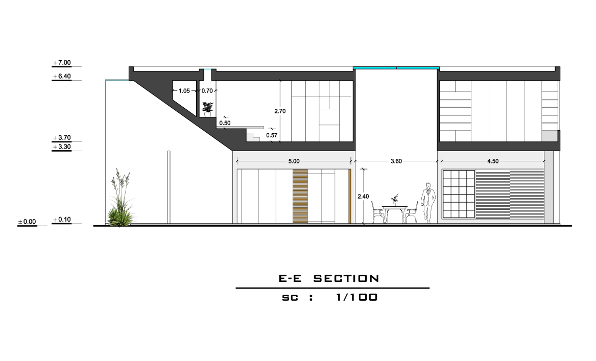 استودیو معماری دیدآ - طراحی معماری - نقشه خانه - نقشه ساختمان - خانه ایی برای یک خانواده